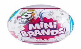 5 Zaskoczenie Mini Brands Capsule Kolekcjonowana tajemnicza piłka 1 kawałek 5 płatków Różne miniaturowe gadżet Fałszywe żywność Blind Box 22063414712