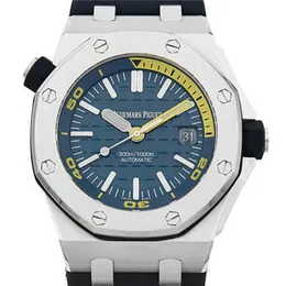 Lüks Abeey Watch Audermars Pigue Diver 15710ST OO A027CA.01 Erkekler #GR100Mekanik Saat İsviçre