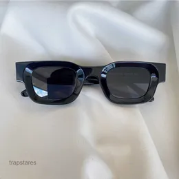 サングラスRhude x Thierry Lasry Rhodeo High Street Sunglasses Men and Women Square Anti-UV400 Male Steampunk Premium Acetate Solar Glasses 8SZS