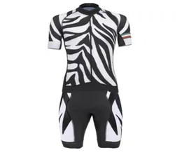 Racing set zebra mönster coola men039s kort ärm jumpsuit triathlon kostym ropa ciclismo set maillot cykeltröjor kit skins5660762