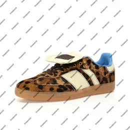 Wales Bonner Pony Leopard Skates Shoe for Men's Sneakers Mens Sport Shoes Womens Skate Women's Sports Men Sneaker Women IE0578