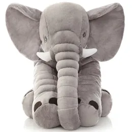 4060cm Baby Sleeping Plush Elephant Doll Stuffed Animal Plush Soft Pillow Kid Toy Children Room Bed Decoration Toy Gif 240116