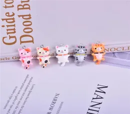 20pcs 1418 mm Kawaii żywica Charms Cat Animal For Women Ręcznie robione majsterkowicz Naszyjnik Naszyjnik