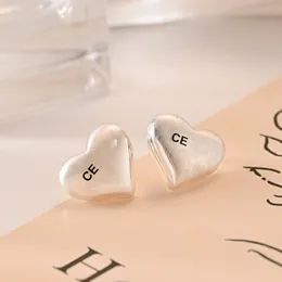 Earrings Designer For Women S925 Sterling Silver Love Letter Engraved 3D Stud Fashion Letters Party Weddings Jewelry Gift