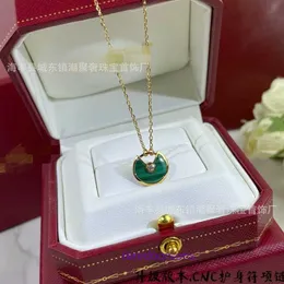 Luxury Women's Carter Necklace Online Shop High Par Version Amulet For Women Steel Seal Silver 18K Thick Rose Gold Pendant With Original Box