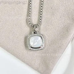 Designer David Yuman David Yuman Jewelry Bracelet Xx Diamond Pendant with Small Crowned Shell Necklace