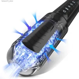 Other Health Beauty Items Masturbation Cup Deep Throat Real Vagina Strong Sucking Penis Blowjob Machine Male Masturbator Dildo Vibrator for Men Q240117