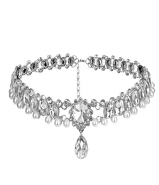 Super brilhante designer de moda luxo completo strass diamante cristal pingente declaração colar gargantilha para mulher 9 6615198