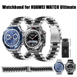 22mm rostfritt stålklocka för Huawei Watch Ultimatestrap Metal Armband Ultimate Watch 240116