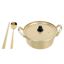 Double Boilers 1 Set Creative Fuel Gas Ramen Pot Kitchen Noodle Cooking Small Stockpot