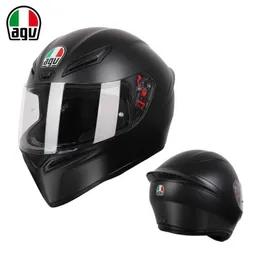 Volledig gezicht open Agv-motorhelm k Racehelm Volledige dekking motorfiets Anti-condens Volledige helm Heren en dames motorfietsbrigade Lichtgewicht hardloophelm H25S