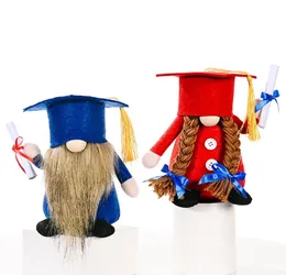 Faceless Doll Graduation Season Party Supplies Giftes Gift Dwarf Plush Gnome Home Decoration Ornament för studenter FY35771565560