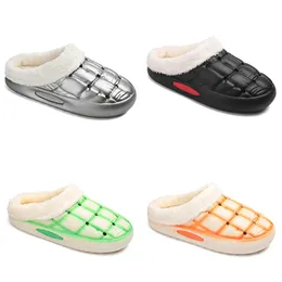 classic fleece thickened designer warm cotton slippers men women white silver green black mens womens fashion outdoor sneakers