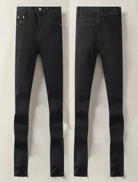 Pantalones vaqueros para hombre Diseñador de lujo Otoño Diseño de moda Color negro Tejido elástico Pantalones rectos Agua reciclada Simple Generoso Casual B9908053