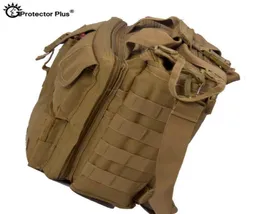 Protector PS Militär Laptop Bag Tactical Army Crossbody Sling Bag Outdoor Sport Travel Vandring CAMPER CAMERA PACK Y0729165026