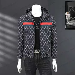 Chaquetas para hombres 2023 hombres chaqueta diseñador con capucha ropa deportiva casual abrigo suelto manga larga patchwork masculino vestir streetwear chaquetas de primavera T240117