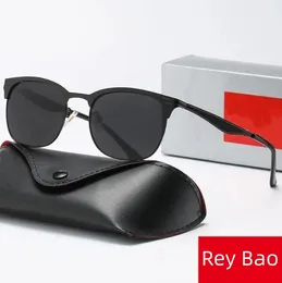 Men Rao Baa Sunglasses Classic Brand Retro Sunglasses Luxury Designer Eyewear Rayban Ron Metal Frame Designers Sun Glasses Woman AJ 3538 with box cool