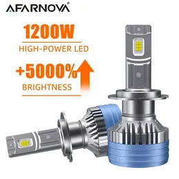 800000lm H7 Phare Led 1200W LED Canbus Phare H1 H3 H4 H7 H8 H9 H11 HB3 9005 HB4 9006 HIR2 H13 H10 880 H27 Lumière De Voiture 6000K