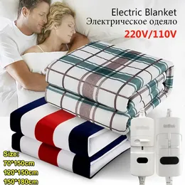 Electric Blanket 110-220V Thicker Heater Single / Double Body Warmer Heated Blanket Mattress Thermostat Electric Heating Blanket 240117