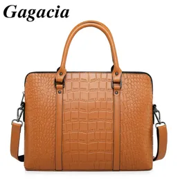 GAGACIA Damen-Aktentaschen aus Leder, Business-Handtaschen für Damen, Bürotaschen, Arbeitsschulter, Computer-Laptop-Tasche, Aktentasche 240116