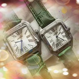 Часы Crime Premium, мужские и женские часы для влюбленных, кварцевые часы с ремешком из нержавеющей стали, оригинальная пряжка, простой квадратный римский 191f