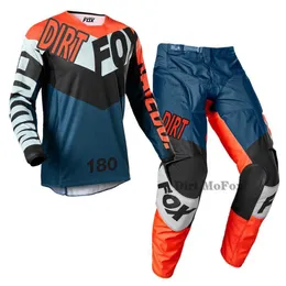 Yarış setleri kir mofox mx forma ve pantolon set motokros takım elbise mtb bmx dh enduro kir bisiklet yetişkin dişli kombinasyonu offroad racewear