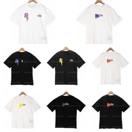 Kąty palmowe koszulka męska designerka koszulka T koszule dla mężczyzn moda litera graffiti marka krótkie rękawy Tshirt luźne hip -hop młodzież luźna plus tshirt man tshirt
