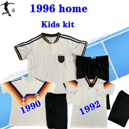 Kids Kit World Cup 1992 GE Retro Soccer Jersey Littbarski Ballack Klinsmann 90 92 96 14 Children Kalkbrenner 1996 Matthaus