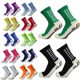 12Pair Football Socks Mens Womens Sports Nonslip Silicone Bottom Soccer Rugby Tennis Volleyball Badminton 240117