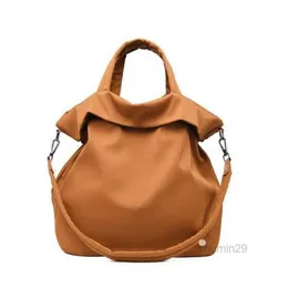 Уличные сумки, новая сумка для йоги LL, дизайнерская сумка, спортивная водонепроницаемая сумка на плечо для отдыха, портативная однотонная сумка LL большой вместимости