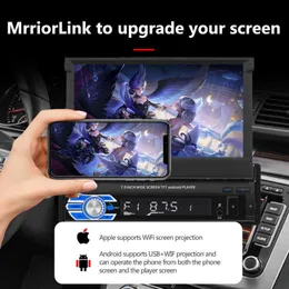 Nouveau FD70 1 Din Android GPS Autoradio multimédia lecteur vidéo Navigation 7 "écran Bluetooth miroir lien Autoradio 1din universel