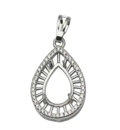 Beadsnice Jewelry Pendant Blanks Sterling Silver Diamond Pendant Setting women Jewelry Necklace Pendant Pendant Whole ID 34068583931