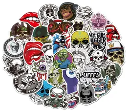 50pcllot horror czaszka zombie graffiti naklejki DIY deskorolka gitara laptop motocykl Cool Dekal Waterproof Kid Taper8790992