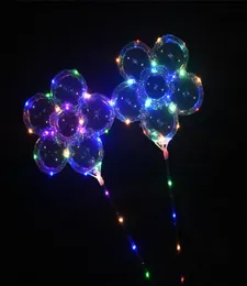LED BOBO BALL ELMİ BÜYÜK BALLIKLI BALLOON 3M String Lights 70cm Pole Balon Noel Düğün Partisi Dekorasyon Çiftleri KI4202850