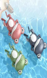 Baby Bath Toy 0 12 månader för barn Swimming Pool Game Windup Clockwork Animals Frog Barn Vatten Toys Gifts 05384336391