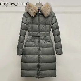 Monclears Jas Designer Dames Lange Down Puffer Jassen Jas Met Bontkraag Dames Geborduurde Letter Badge Winterjas Bovenkleding Kleding Montre 40