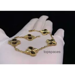 Projektant biżuterii Cleef van cztery liść koniczyna bransoletka van koniczyna bransoletka luksusowa koniczyna bransoletka perłowej złota marka miłosna bransoletki