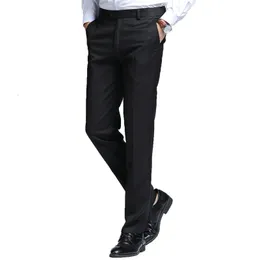 Browon Summer Mens Spodni Męskie Business Black Suit Pants Slim Fit Casual Homme proste ubrania Spodni Mężczyźni 240117