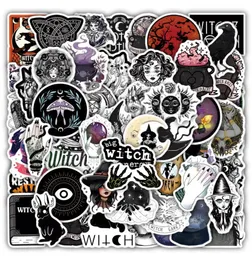 54Pcs Gothic Witch Stickers Vintage Aesthetic Graffiti Stickers for DIY Luggage Laptop Skateboard Motorcycle Bicycle Sticker3053839