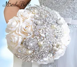 modabelle whiteivoryredpurplepink crystal bouquet boughet de mariage bride boudquet for brides2953270