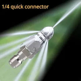 جديد G1/4 Connectornozzle مجاري التنظيف عالي الضغط خرطوم الفوهة إكسسوارات غسالة الغسالة فوهات الصرف الصحي ومياه الصرف الصحي