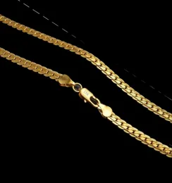 5mm 18k Cadenas chapadas en oro Hombres S Hiphop Collares de cadena de 20 pulgadas para mujeres S Moda Hip Hop Accesorios de joyería Regalo de fiesta 8344710