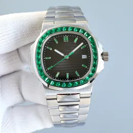 5711 Montre de Luxe Diamond zegarek męskie zegarki 40 mm 324 Automatyczny ruch mechaniczny stalowe relojes designerskie zegarki zegarki 01