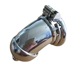 Chastity Devices Male Boundage Cock Cage with Spikes Anti-off Ring New Lock Design Device Stainless Steel Mal Sex Toy for Men506