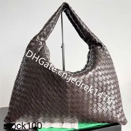 Venetaabottegas Bolsa de luxo Hop 10a de alta qualidade com zíper Hobo nas axilas Bolsa de couro Nappa Andwork Tecelagem Bolsa de ombro Intrecciato de grande capacidade Embreagem casual