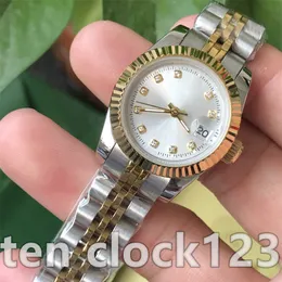 Watch Designer Watches Women's 904 Paslanmaz Çelik Kuvars Elektronik Su Geçirmez Safir 28mm Kadın Saati