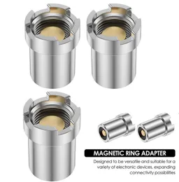3 tipo adaptador magnético substituição ímã anel de metal conector ferramenta para 510 rosca uni pro caixa mod vmod bateria