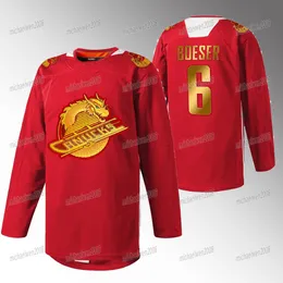 Canucks 2024 Lunar New Year Jersey Quinn Hughes Miller Elias