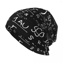 Berets Física Equações Chapéu de Malha Chapéus Engraçados Bobble Golf Mulheres Homens