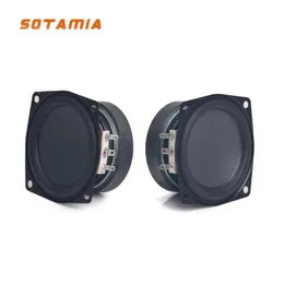 Hoparlörler Sotamia 2pcs 2.5 inç orta kademe hoparlör 4 ohm 15W Bluetooth Ses Hoparlör Kauçuk Kenar Su geçirmez Açık Hoparlör